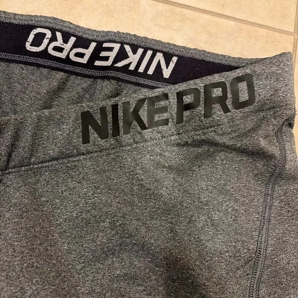 Nike Pro Dri-FIT Women's Compression Athletic Shorts Grey